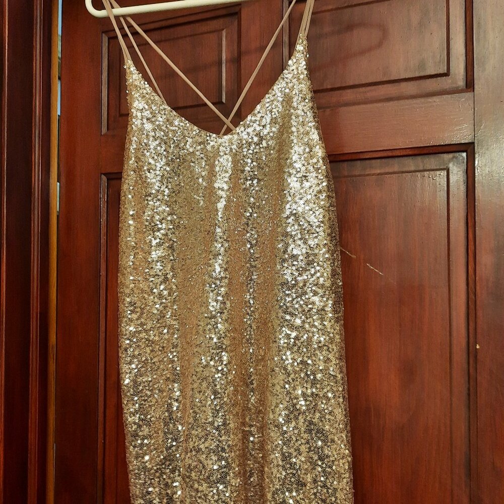 Large Shinestar mini dress